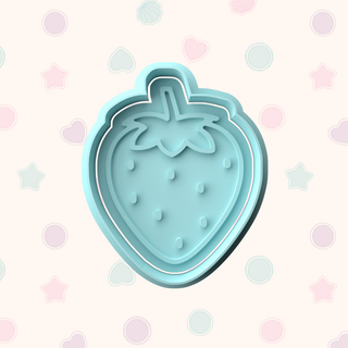 Berry First Birthday Fondant Stamp and Cutter Set for Embossed Cookies