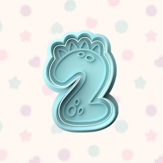Dinosaur Number Cookie Cutter Designs – Fondant & Biscuit Cutters