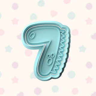 Dinosaur Number Cookie Cutter Designs – Fondant & Biscuit Cutters