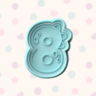 Dinosaur Number Cookie Cutter Designs – Fondant & Biscuit Cutters