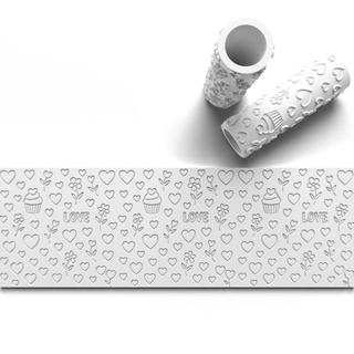 Love & Cupcakes Fondant Texture Roller
