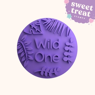 Wild One, Two Wild & Wild Three Fondant Stamp – Safari Birthday Cookie Embosser – Jungle 1st 2nd 3rd Birthday Cake Decor