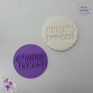 Birthday Princess Fondant Stamp Embosser