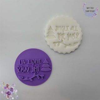 Jingle All The Way Fondant Stamp Embosser