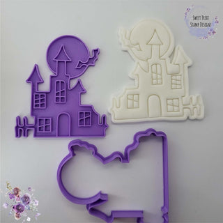 Haunted House Halloween Fondant Stamp & Cutter Embosser