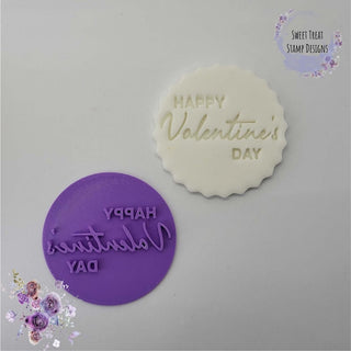 Happy Valentines Day Valentines Fondant Stamp Embosser