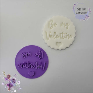 Be My Valentine Valentines Fondant Stamp Embosser