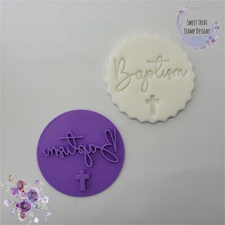 Baptism Fondant Stamp Embosser
