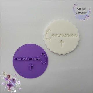 Communion Cross Confirmation Fondant Stamp Embosser