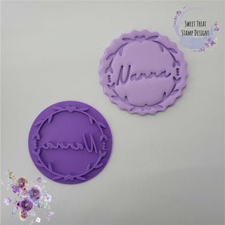 Mother's Day Custom Names Fondant Stamp Mum Gran Grandma Nan
