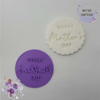Happy Mother's Day Fondant Stamp Embosser