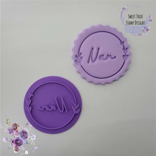 Mother's Day Custom Names Fondant Stamp Mum Gran Grandma Nan