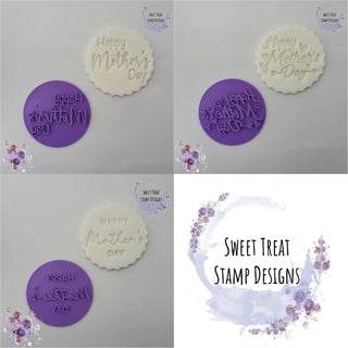 Happy Mother's Day Fondant Stamp Embosser