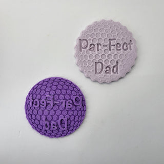 Par-Fect Dad Golf Father's Day fondant stamp cookie embosser