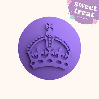 Crown King Charles III Coronation Fondant Stamp Embosser