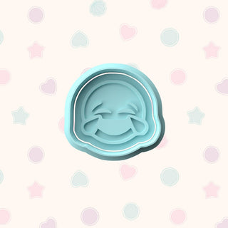 Face Emoji Fondant Stamp & Cutter Embosser Set