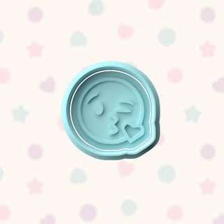 Face Emoji Fondant Stamp & Cutter Embosser Set