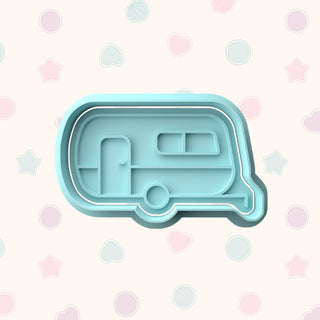 Camping Fondant Stamp & Cutter Embosser Set