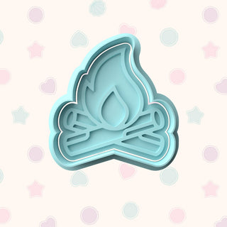 Camping Fondant Stamp & Cutter Embosser Set