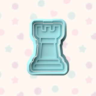 Chess Set Fondant Stamp & Cutter Embosser Set