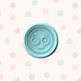 Face Emoji Fondant Stamp & Cutter Embosser Set