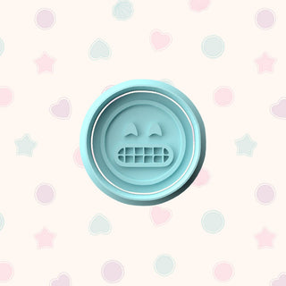 Face Emoji Fondant Stamp & Cutter Embosser Set