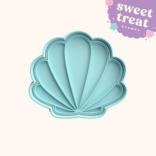 Clam Shell Fondant Stamp & Cutter Embosser Set