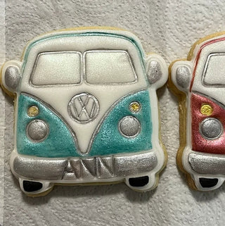 Classic Camper Van Fondant Stamp with Matching Cutter - Baking Embosser Set