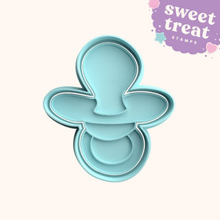 Baby Dummy/Pacifier Fondant Stamp & Cutter Embosser Set
