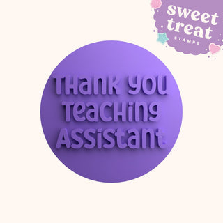 School Leavers Teacher Teaching Assistant Fondant Stamp Embosser