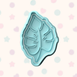 Jungle Themed Fondant Stamp with Matching Cutter - Baking Embosser Set