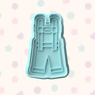 Oktoberfest Themed Fondant Stamp with Matching Cutter - Baking Embosser Set