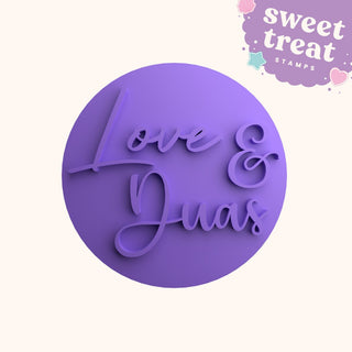 Love & Duas Fondant Stamp Embosser