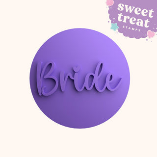 Bride Fondant Stamp Embosser
