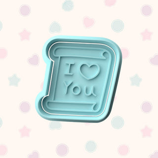 Valentines Set Fondant Stamp & Cutter Embosser Set