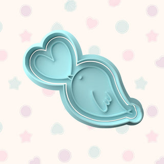 Valentines Love Hearts Set Fondant Stamp & Cutter Embosser Set