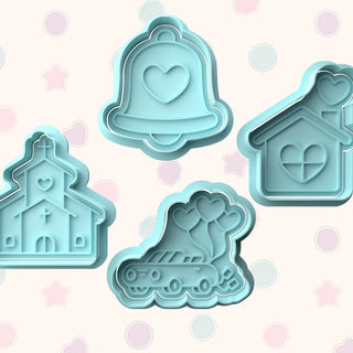 Love Fondant Stamp & Cutter Embosser Set