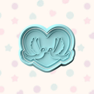 Love Fondant Stamp & Cutter Embosser Set