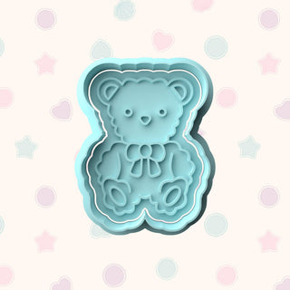 Teddy Bears Fondant Stamp & Cutter Embosser Set
