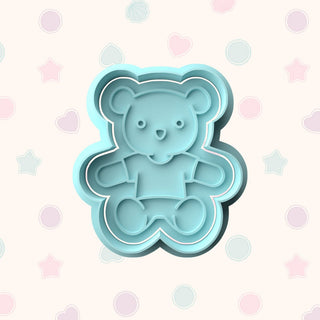 Teddy Bears Fondant Stamp & Cutter Embosser Set